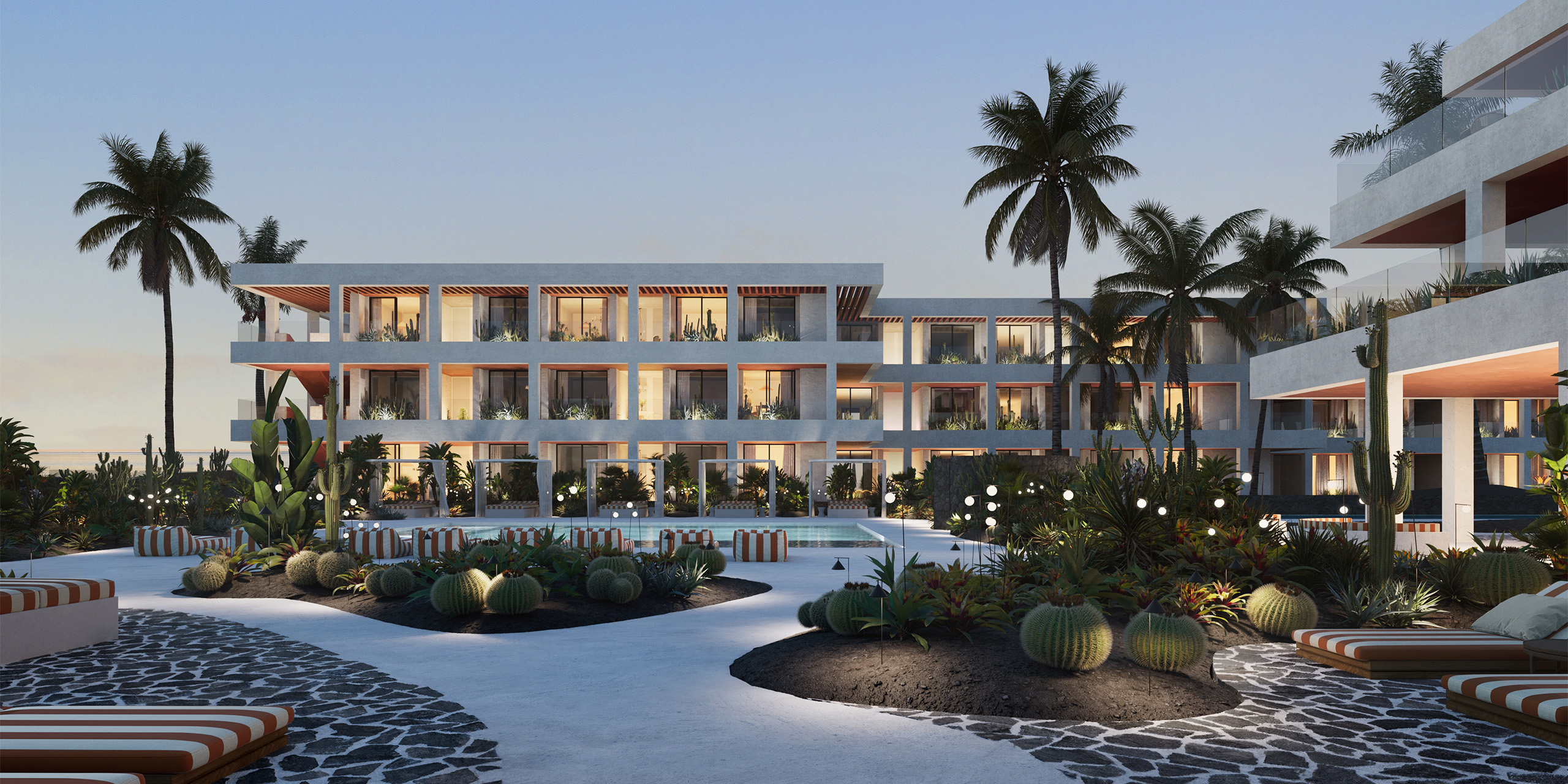 Start construction leisure resort Kora Maresía Lanzarote Spain >
