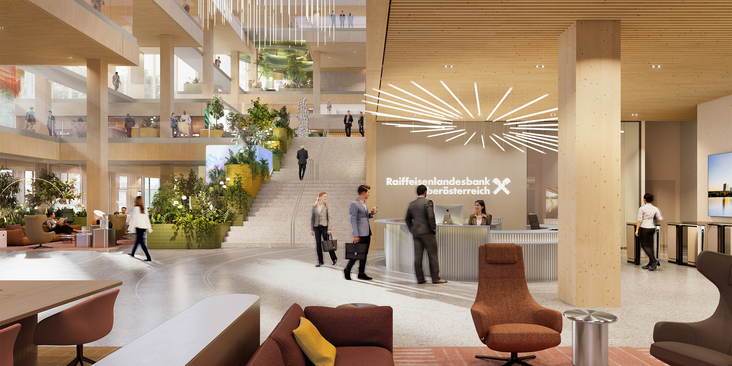 Start construction Raiffeisenlandesbank Oberösterreich Campus Linz >